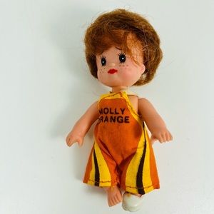 Molly Orange Doll Pop Playmates 4" Hong Kong Jumpsuit Red Hair Freckles Vintage